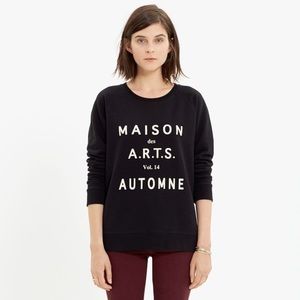 Madewell Maison Des Arts Automne Sweatshirt Black